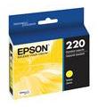 Epson (220) WorkForce WF-2630, 2650, 2660 DURABrite Ultra Yellow Ink Cartridge (165 Yield)
