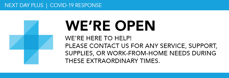 Next Day Plus | Equipment, Supplies, Maintenance, Solutions