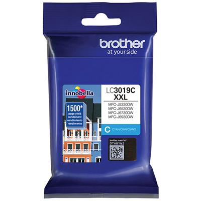 Brother MFC-J5330DW, J6530DW, J6930DW Super High Yield Cyan Ink Cartridge (1,500 Yield)