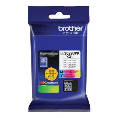 Brother MFC-J5830DW, J6535DW Ultra High Yield Cyan / Magenta / Yellow Ink Cartridge 3-Pack (3 x 1,50