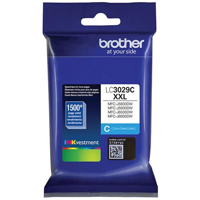 Brother MFC-J5830DW, J6535DW Ultra High Yield Cyan Ink Cartridge (1,500 Yield)