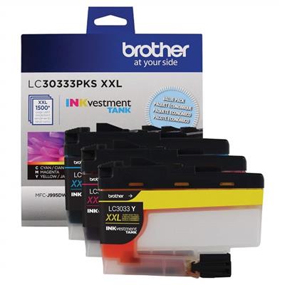 Brother MFC-J995DW, J995DWXL Super High Yield Cyan / Magenta / Yellow Ink Cartridge Multipack (Yield