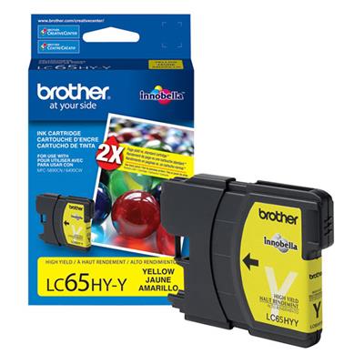 MFC 5890CN, 5895CW, 6490CW, 6890CDW High Yield Yellow Ink Cartridge (750 Yield)