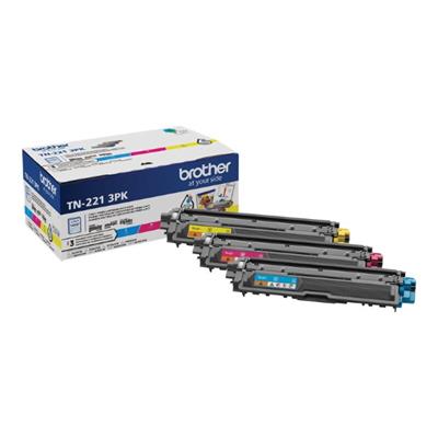 Brother MFC-9130CW, 9330CDW, HL-3140CW, 3170CDW Standard Yield Toner Cartridge 3-Pack (1 Ea. Cyan, M