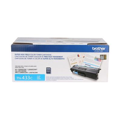 Brother HL-L8260CDW, L8360CDW, MFC-L8610CDW, L8900CDW High Yield Cyan Toner Cartridge (4,000 Yield)