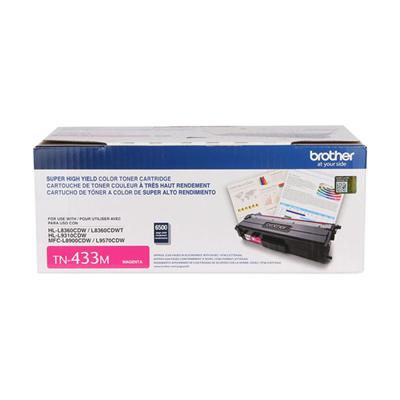 Brother HL-L8260CDW, L8360CDW, MFC-L8610CDW, L8900CDW High Yield Magenta Toner Cartridge (4,000 Yiel