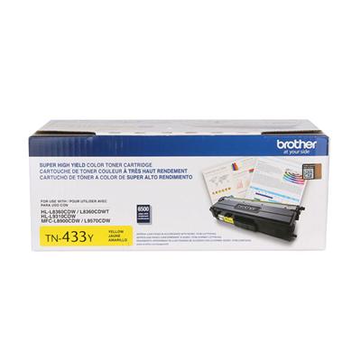 Brother HL-L8260CDW, L8360CDW, MFC-L8610CDW, L8900CDW High Yield Yellow Toner Cartridge (4,000 Yield