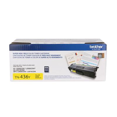 Brother HL-L8360CDW, L9310CDW, MFC-L8900CDW, L9570CDW Super High Yield Yellow Toner Cartridge (6,500