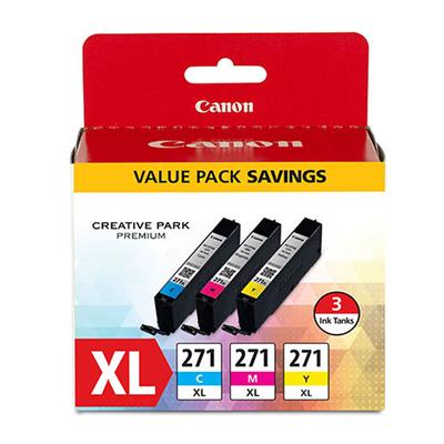 Canon (CLI-271XL) PIXMA MG5720, MG5721, MG5722, MG6820, MG6821, MG6822, MG7720 High Yield 3-Color (C