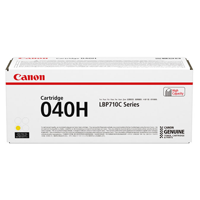 Canon (CRG-040H) Color imageCLASS LBP712Cdn High Yield Yellow Toner Cartridge (10,000 Yield)