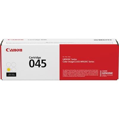 Canon (CRG-045) Color imageCLASS LBP612Cdw, MF632Cdw, MF634Cdw (Yellow) Toner Cartridge (1,300 Yield