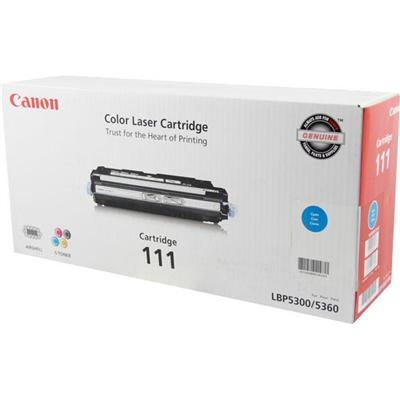 (CRG-111C) imageCLASS MF9150C, MF9170C, MF9220Cdn, MF9280Cdn,  imageRUNNER LBP5360 Cyan Toner (6,000