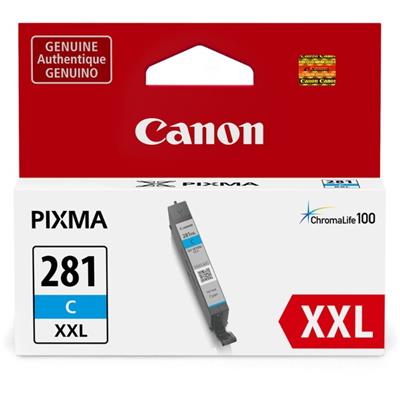 Canon (CLI-281) PIXMA TS8120, TS6120, TR7520, TR8520, TS9120 XXL Cyan Ink Tank