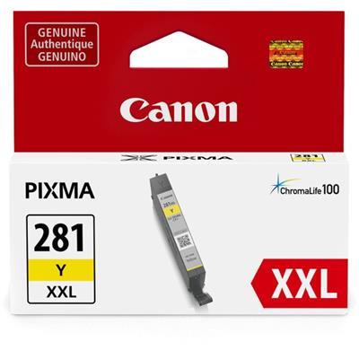 Canon (CLI-281) PIXMA TS8120, TS6120, TR7520, TR8520, TS9120 XXL Yellow Ink Tank