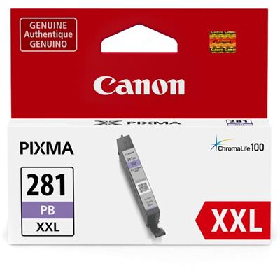 Canon (CLI-281) PIXMA TS8120, TS6120, TR7520, TR8520, TS9120 XXL Photo Blue Ink Tank