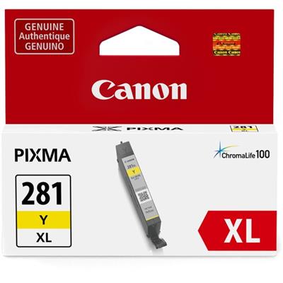 Canon (CLI-281) PIXMA TS8120, TS6120, TR7520, TR8520, TS9120 XL Yellow Ink Tank