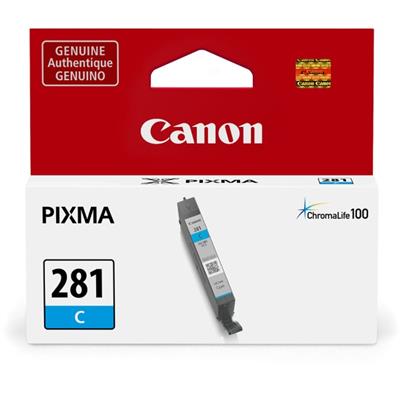 Canon (CLI-281) PIXMA TS8120, TS6120, TR7520, TR8520, TS9120 Cyan Ink Tank