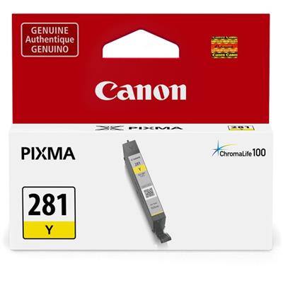 Canon (CLI-281) PIXMA TS8120, TS6120, TR7520, TR8520, TS9120 Yellow Ink Tank