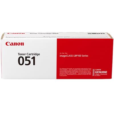 Canon (CRG-051BK) imageCLASS LBP162dw Black Toner Cartridge (1 700 Yield)