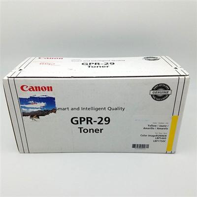 Canon (GPR-29) imageRUNNER LBP5460 Yellow Toner Cartridge (8,500 Yield)