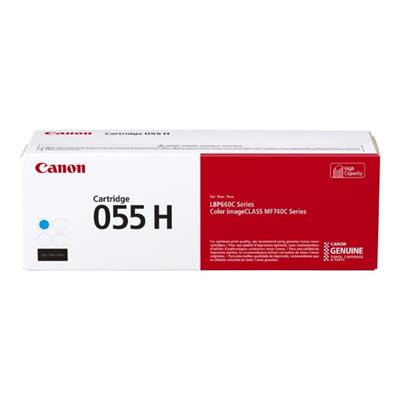 Canon (CRG-055 C H) Color imageCLASS MF741cdw, LBP664cdw, MF743cdw, MF745cdw High Yield Cyan Toner C