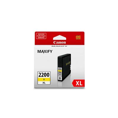 Canon (PGI-2200XL) MAXIFY IB4020, MB5020 High Yield Yellow Ink Tank (1,500 Yield)