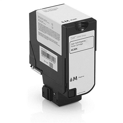Dell S5840 High Yield Magenta Toner Cartridge (OEM# 593-BBYD) (12,000 Yield)