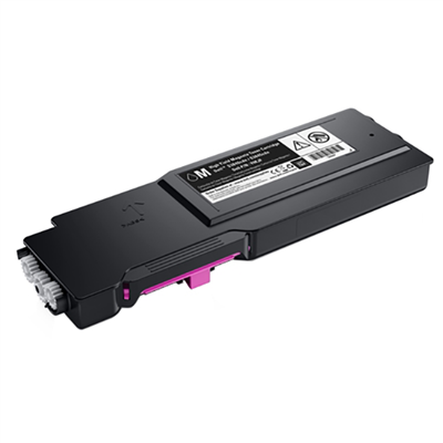Dell S3840cdn, S3845cdn High Yield Magenta Toner Cartridge (OEM# 593-BCBE) (9,000 Yield)
