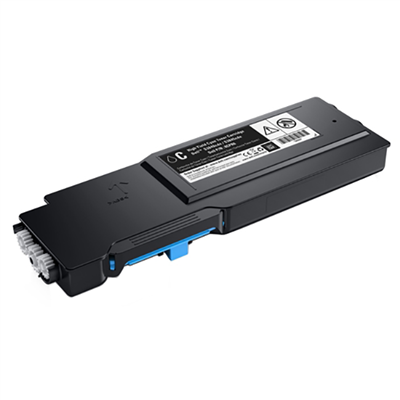 Dell S3840cdn, S3845cdn High Yield Cyan Toner Cartridge (OEM# 593-BCBF) (9,000 Yield)