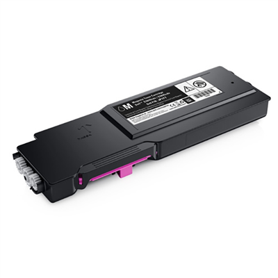 Dell S3840cdn, S3845cdn Magenta Toner Cartridge (OEM# 593-BBZZ) (3,000 Yield)