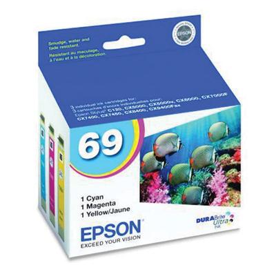 Epson (69) Stylus CX5000, CX6000, CX7000F, CX7400, CX7450, CX8400, N11, NX100, NX200, NX300, NX400,