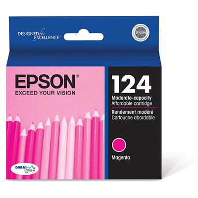 Epson (124) Stylus NX125, 127, 130, 230, 330, 420, 430, Workforce 320, 323, 325, 435 DURABrite Ultra