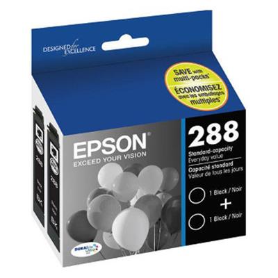 Epson (288) XP-330, 430, 434 DuraBrite Ultra Black Ink Cartridge Dual Pack (2 x 175 Yield)