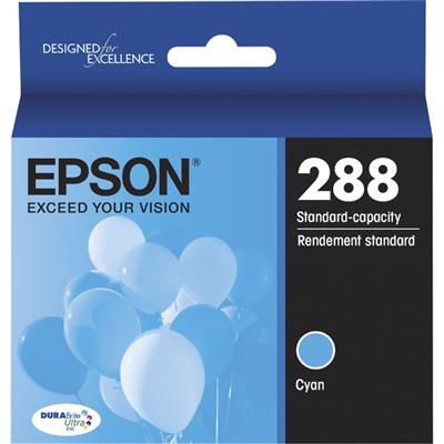 Epson (288) XP-330, 430, 434 DuraBrite Ultra Cyan Ink Cartridge (165 Yield)