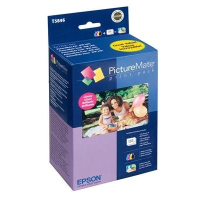 PictureMate Pal-Snap-Flash Print Pack, Contains 1 Ink Cartridge, 150 Sheets of Glossy 4&quot; x 6&quot; Photo