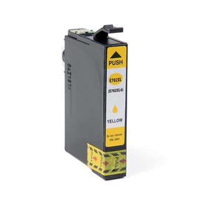 Epson (702) WF-3720 High Capacity DuraBrite Ultra Yellow Ink Cartridge w /  Sensormatic