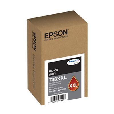 Epson (748) WF-8090, 8590 DURABrite Pro Extra High Capacity Black Ink Cartridge (10,000 Yield)