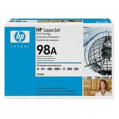 HP 98A LaserJet 4, 4M, 4+, 4M+, 5, 5N, 5M, 5se Microfine Print Cartridge (6,800 Yield) (76 / Pallet)