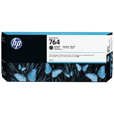 HP 764 (C1Q16A) Matte Black Original Ink Cartridge (300 ml)