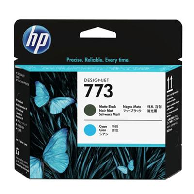 HP 773 (C1Q20A) Matte Black / Cyan Printhead