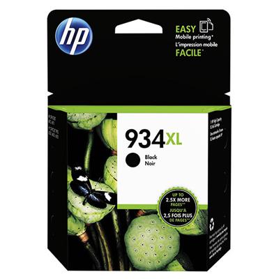 HP 934XL (C2P23AN) High Yield Black Original Ink Cartridge (1,000 Yield)