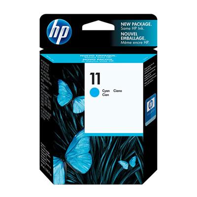 HP 11 Ink Cartridge, Cyan (2,350 Yield)