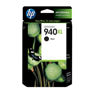 HP 940XL Ink Cartridge, Black (2,200 Yield)