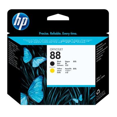 HP 88 Printhead, Black / Yellow