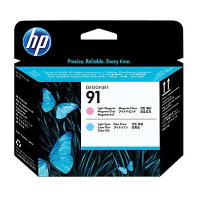 HP 91 Printhead, Light Magenta / Light Cyan