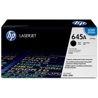 HP 645A Color LJ 5500, 5500 Smart Print Cartridge, Black 13,000 Yield, 56-Pallet