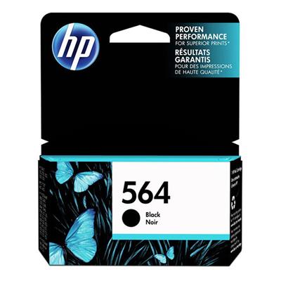 HP 564 Ink Cartridge, Black (250 Yield)