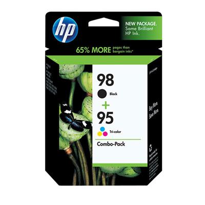 HP 95, 98 Ink Combo Pack (Includes 1 Each of C8766WN &amp; C9364WN)