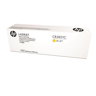 HP 824A (CB382YC) Color LaserJet CM6030 MFP  CM6040 MFP  CP6015 Optimized Yield Yellow Original Lase