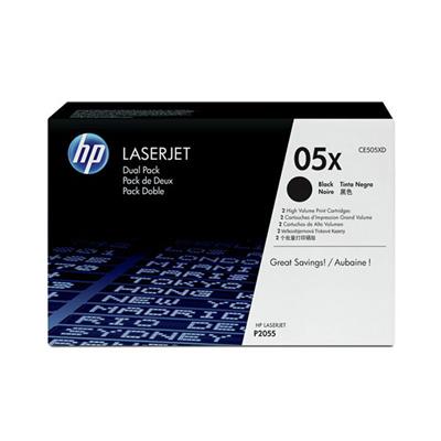 HP 05X LaserJet P2055 Series Smart Print Cartridge Dual Pack (6,500 Yield x 2 Yield) (2 Pack of CE50